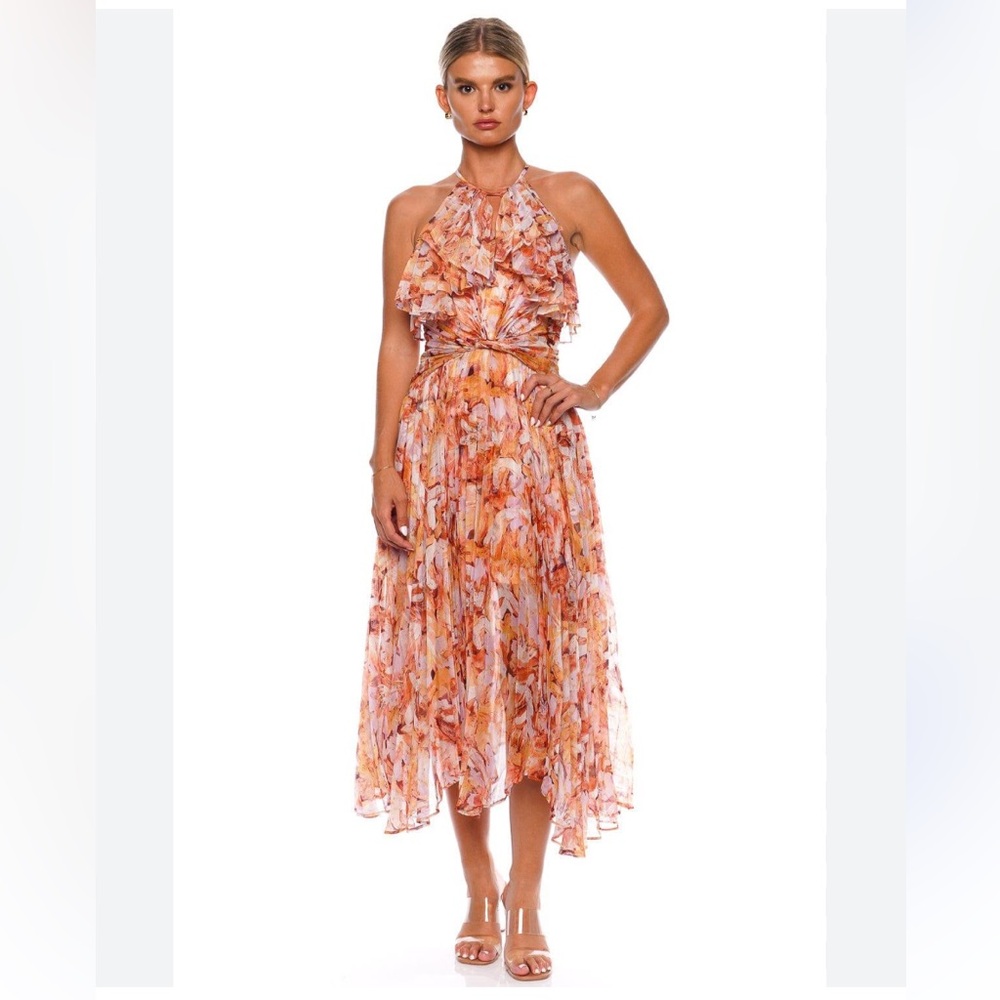 Acler Pink Floral Catherine Dress Sz. 10 NWT